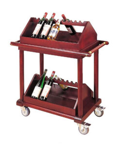 Xe đẩy phục vụ rượu gỗ E9G0S00