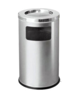 Thùng rác gạt tàn inox tròn HTS-94
