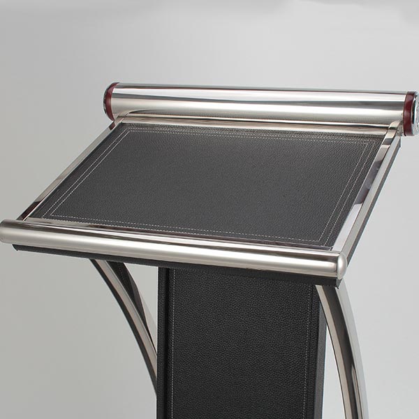 Bục phát biểu hiện đại HTGB-28 bọc da inox - Ảnh 6