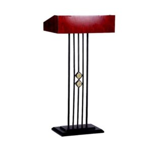 Bục phát biểu hiện đại HTGB-08 gỗ thép