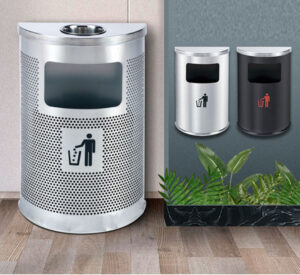 Thùng rác gạt tàn bán nguyệt HTI-91C-L