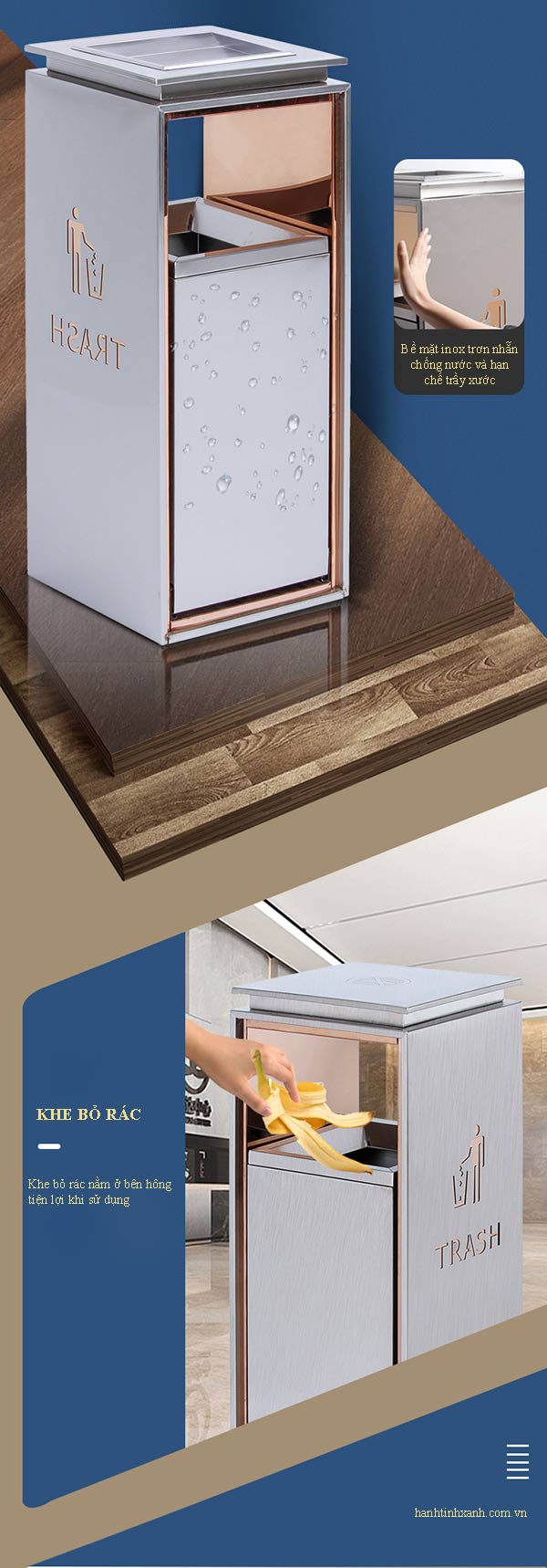 Thùng rác gạt tàn HTIV01-GT - Ảnh 13