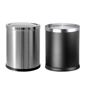 Thùng rác inox nắp lật HTIA36-H