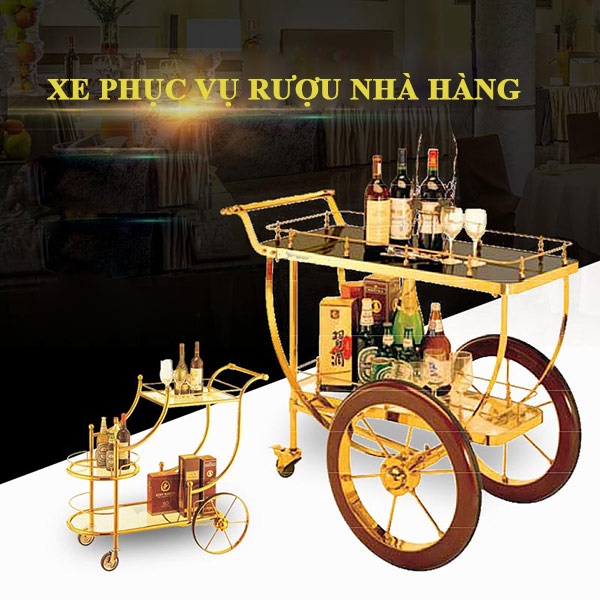 Xe đẩy phục vụ rượu HTIGX41-R - Ảnh 8
