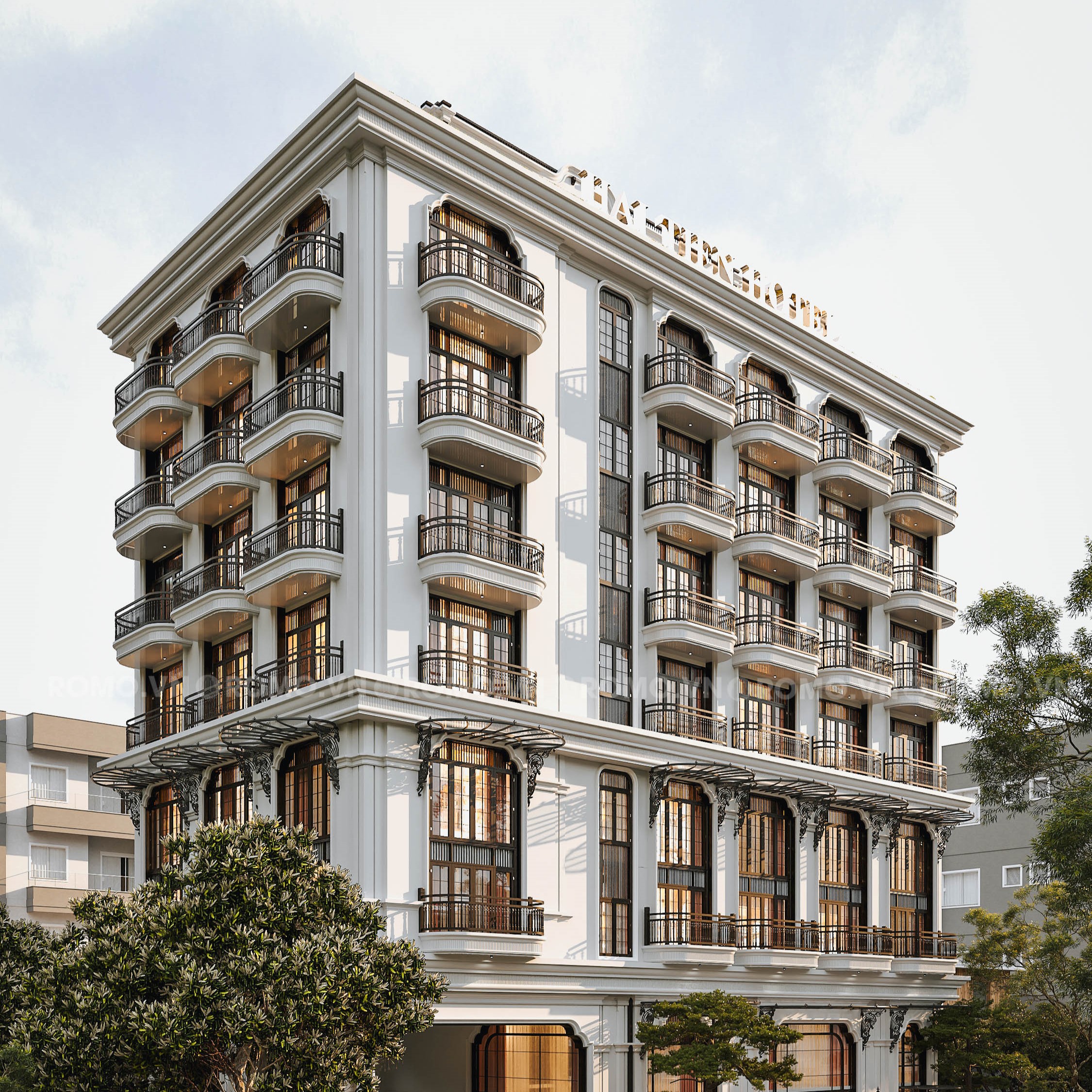 Thiết kế khách sạn Hai Tien Hotel - Ảnh 4