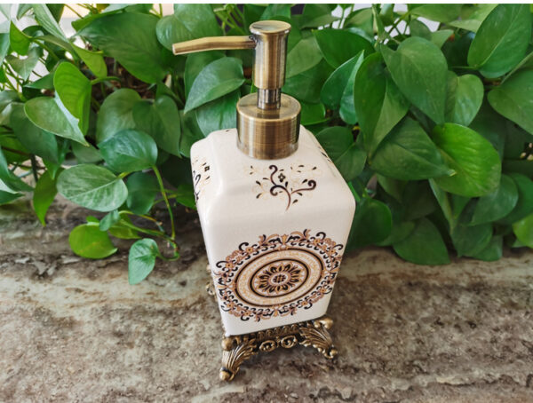 Bình đựng dầu gội sữa tắm khách sạn chất liệu gốm sứ mã BDSTDB 17 - Ảnh 10