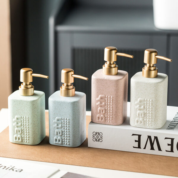 Bình đựng dầu gội sữa tắm khách sạn chất liệu gốm sứ BDSTDB 11 - Ảnh 9