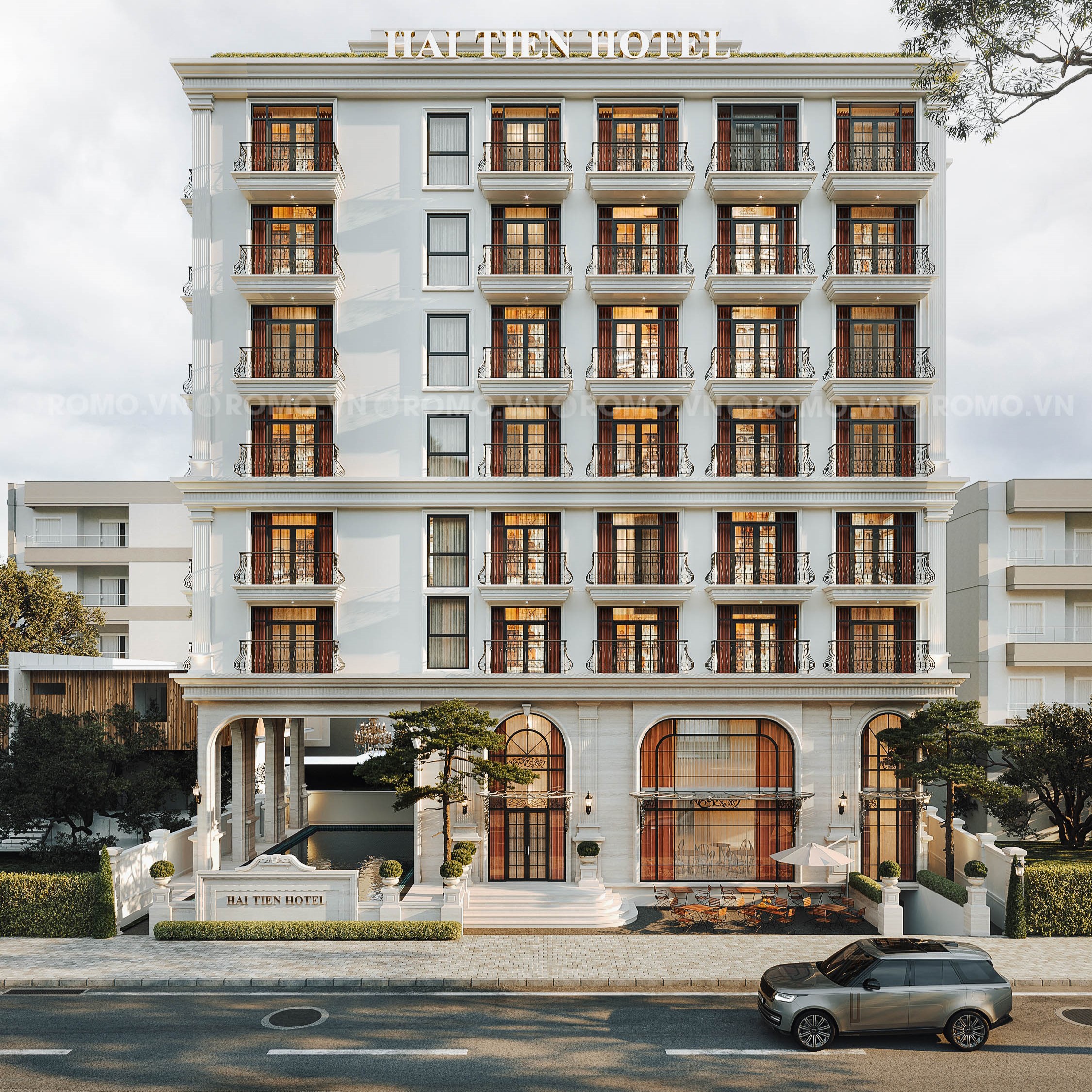 Thiết kế khách sạn Hai Tien Hotel - Ảnh 3