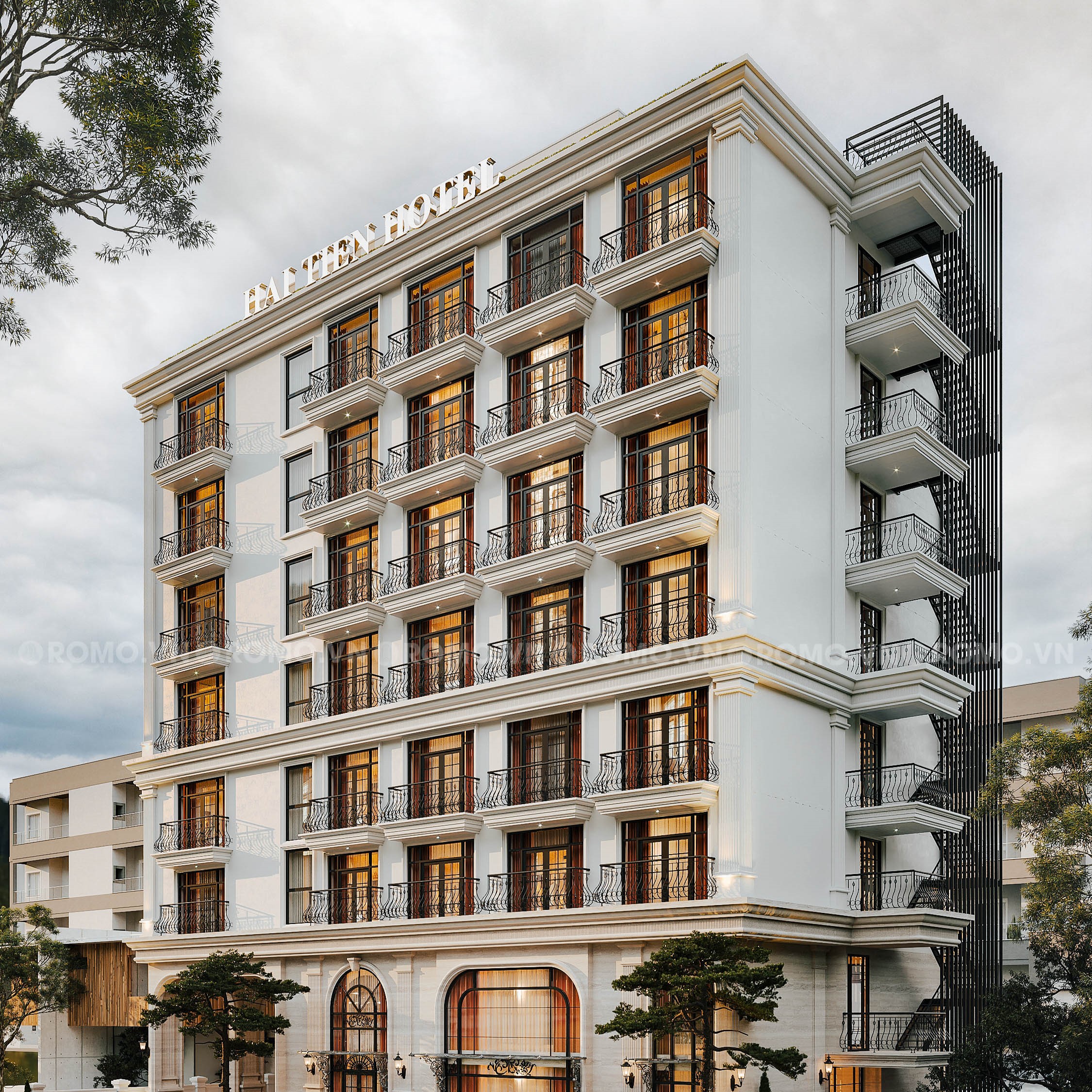 Thiết kế khách sạn Hai Tien Hotel - Ảnh 5