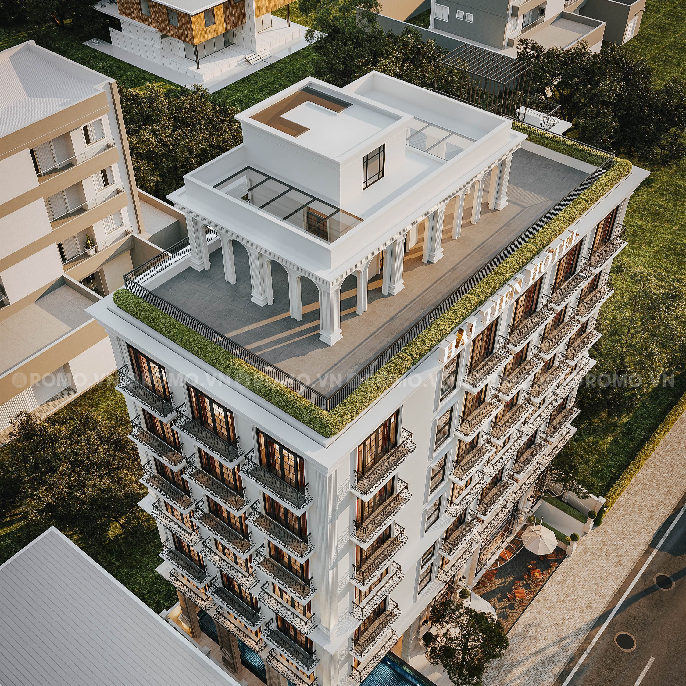 Thiết kế khách sạn Hai Tien Hotel - Ảnh 2