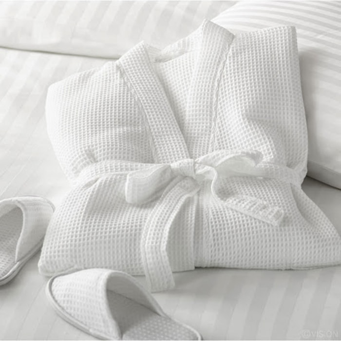 áo choàng tắm tổ ong khách sạn