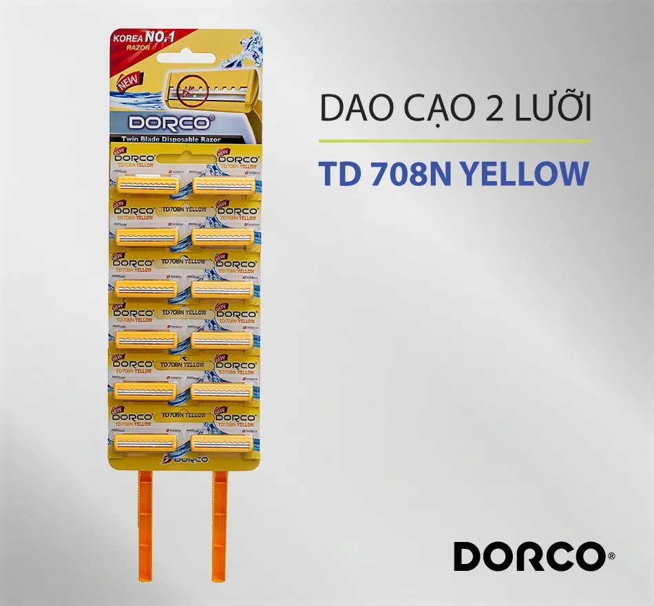 Dao cạo râu Dorco màu cam