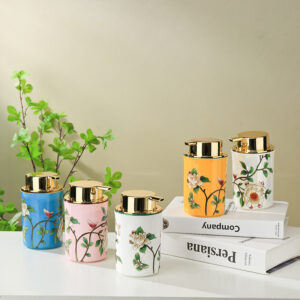 Bình đựng dầu gội sữa tắm khách sạn chất liệu gốm sứ mã BDSTDB 16