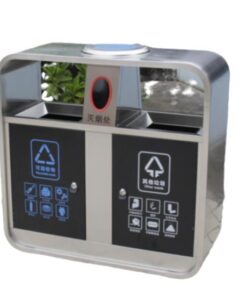 Thùng rác ngoài trời mã TRKS02