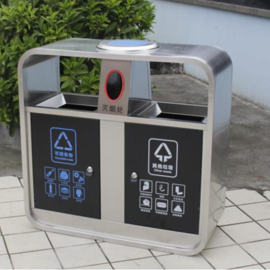 Thùng rác ngoài trời mã TRKS02 - Ảnh 10