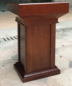 Bục phát biểu gỗ óc chó (1.11m) nhập khẩu cao cấp - Mã BPBGTN 06