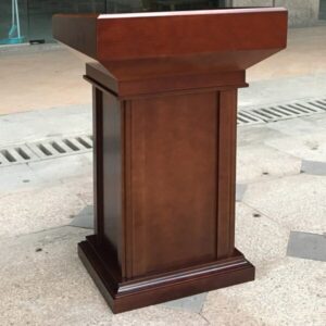 Bục phát biểu gỗ óc chó (1.11m) nhập khẩu cao cấp - Mã BPBGTN 06
