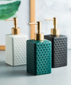 Bình đựng dầu gội sữa tắm gốm sứ BDSTDB 06