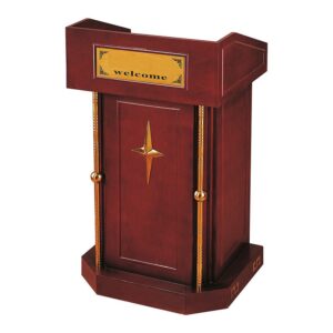 Bục phát biểu chất liệu gỗ tự nhiên - Mã BPBGTN 07