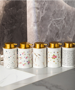 Bình đựng dầu gội sữa tắm gốm sứ BDSTDB 10