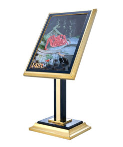 Bảng welcome inox mạ vàng TQTA2V