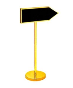 Biển chỉ dẫn inox mũi tên HTG-MN-28