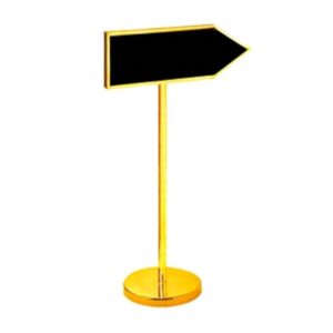 Biển chỉ dẫn inox mũi tên HTG-MN-28