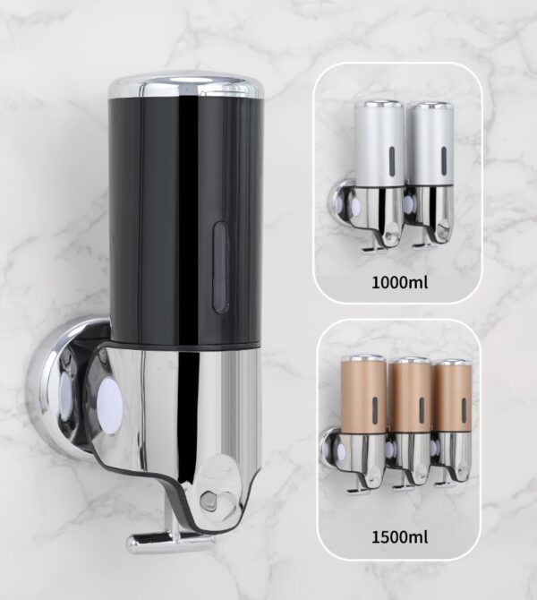 Bình đựng dầu gội sữa tắm gắn tường khách sạn BDSTTT 05 - Ảnh 3