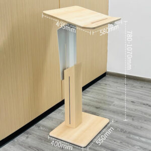 Kích thước bục phát biểu chuẩn hạn chế mỏi lưng, mỏi cổ