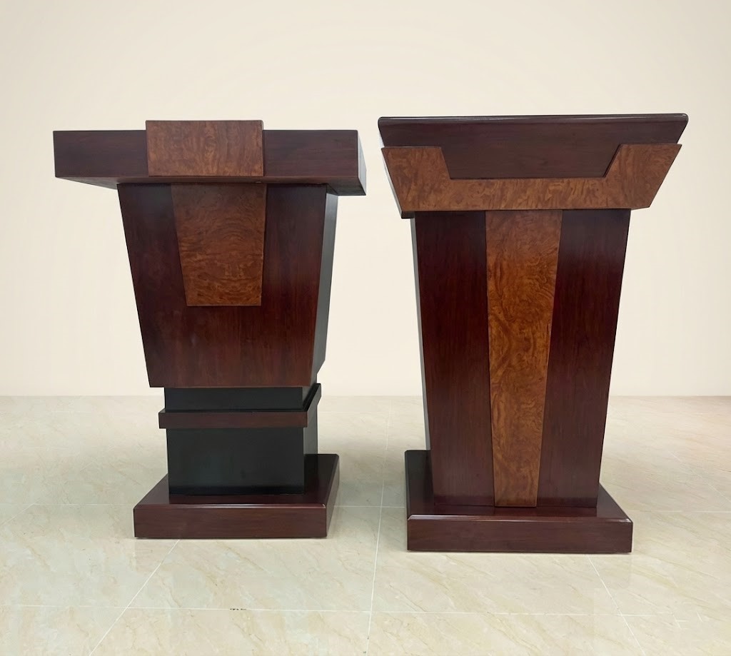 Combo Bục phát biểu gỗ công nghiệp