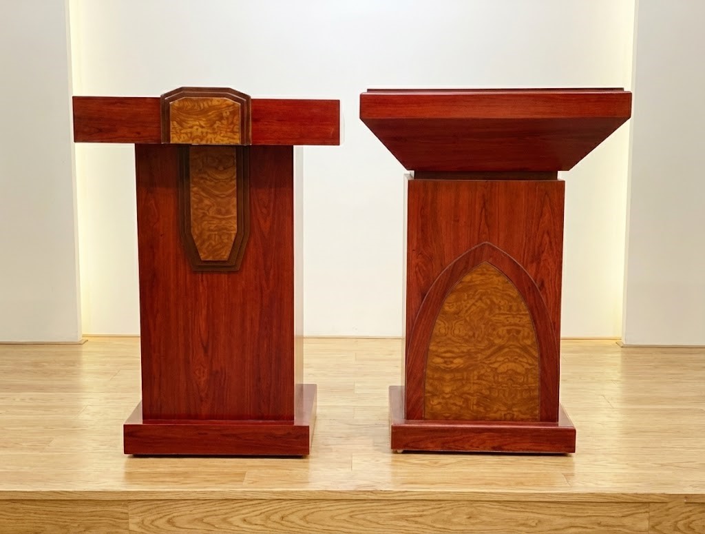 Combo Bục phát biểu gỗ công nghiệp