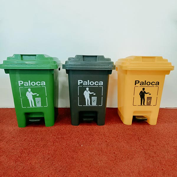 Thùng rác nhựa 60L đạp chân HTN60DC-G1 - Ảnh 3