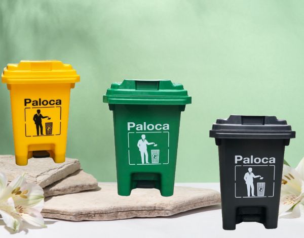 Thùng rác nhựa 60L đạp chân HTN60DC-G1 - Ảnh 5