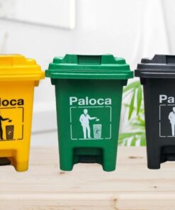 Thùng rác nhựa 60L đạp chân HTN60DC-G1