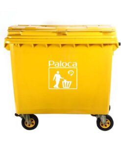Thùng rác nhựa HDPE 660L mã HTN660-G1