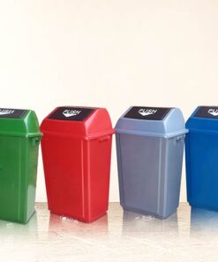 Thùng rác nhựa nắp đẩy 58L HTN58D-G1