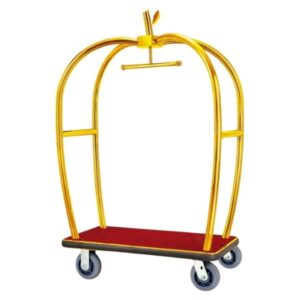 Xe đẩy hành lý khách sạn inox HTGXL13