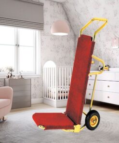 Xe đẩy hành lý khách sạn inox vàng HTIX08-L