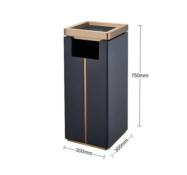 Thùng rác gạt tàn khách sạn mã TRKS03 - Ảnh 8