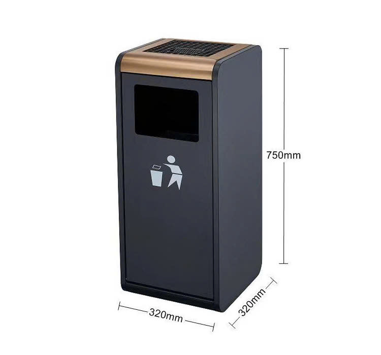 Thùng rác gạt tàn khách sạn mã TRKS03 - Ảnh 5