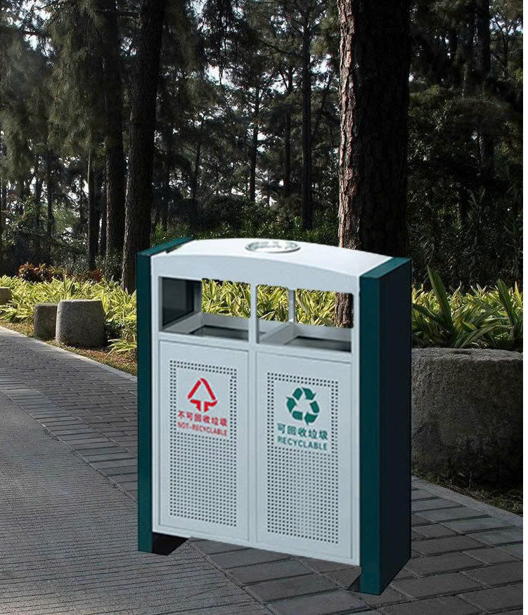 Thùng rác ngoài trời mã TRKS05 - Ảnh 7
