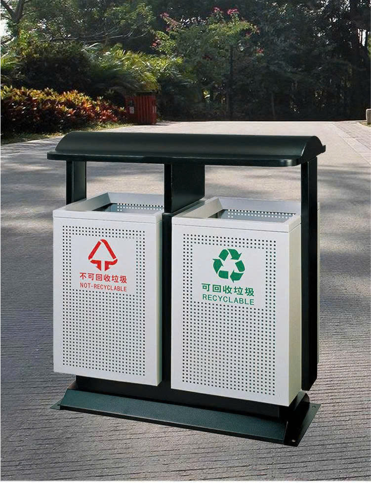 Thùng rác ngoài trời mã TRKS05 - Ảnh 6