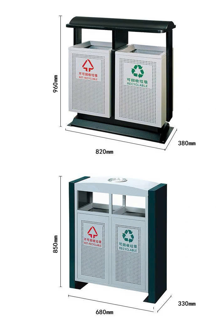 Thùng rác ngoài trời mã TRKS05 - Ảnh 5