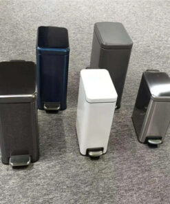 Thùng rác inox đạp chân mã TRKS06