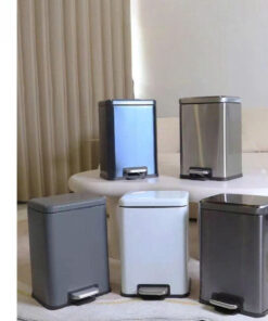 Thùng rác inox đạp chân mã TRKS07