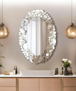 Gương Phòng Khách Nghệ Thuật Queen Elip