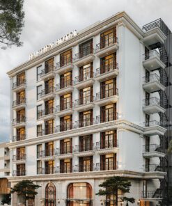 30+ Mẫu Mặt Tiền Khách Sạn Đẹp 2025: Xu Hướng, Kích Thước & Giải Pháp Thiết Kế Tối Ưu