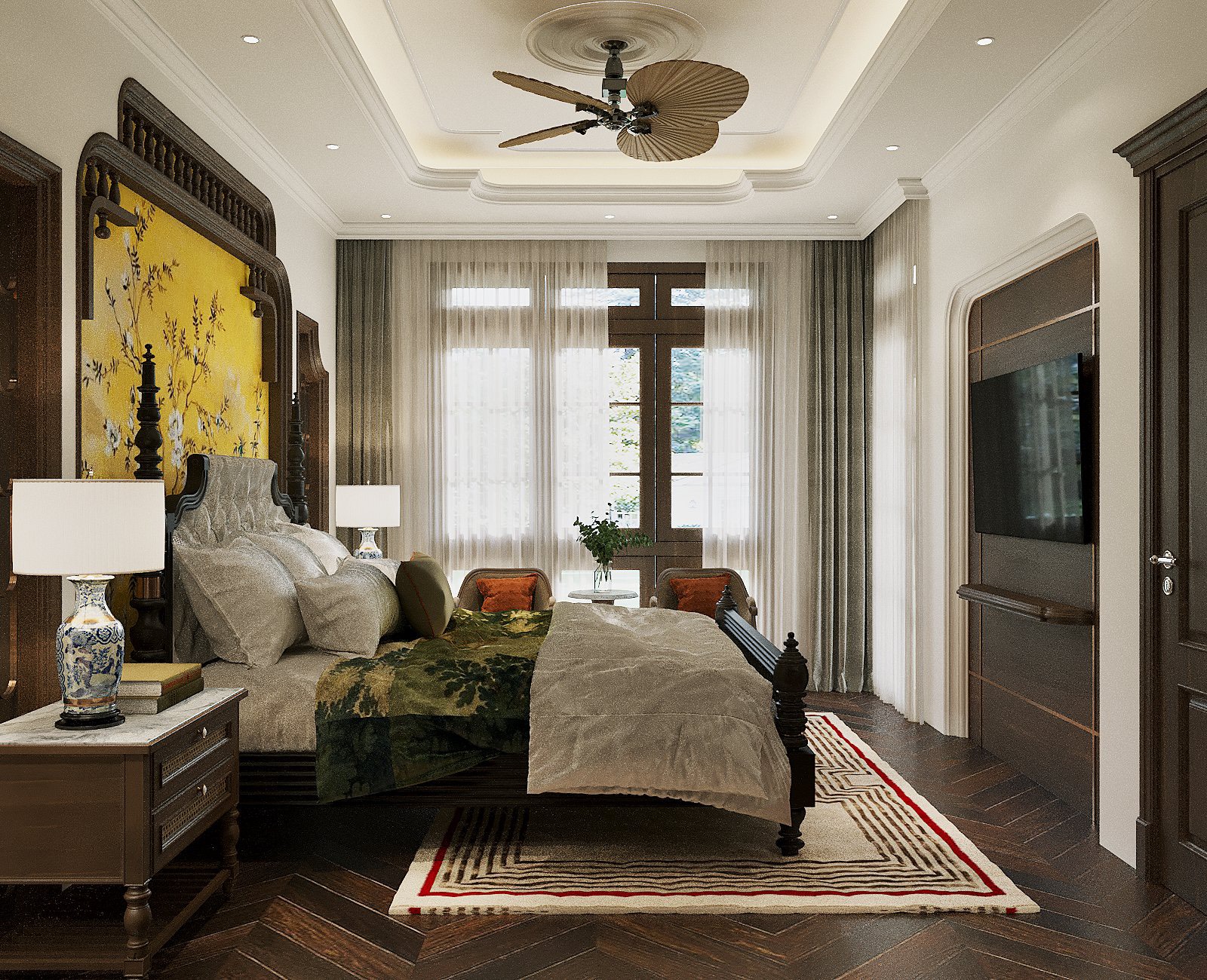 Bộ sưu tập 15 mẫu phòng khách sạn mini đẹp theo phong cách