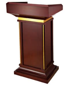 Bục phát biểu gỗ tự nhiên nhập khẩu - Mã BPBGTN 01