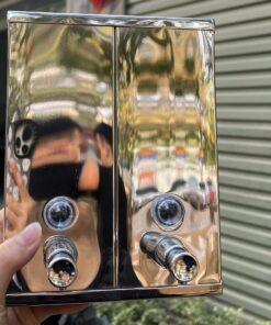 Hộp đựng dầu gội sữa tắm treo tường inox BDSTTT 09